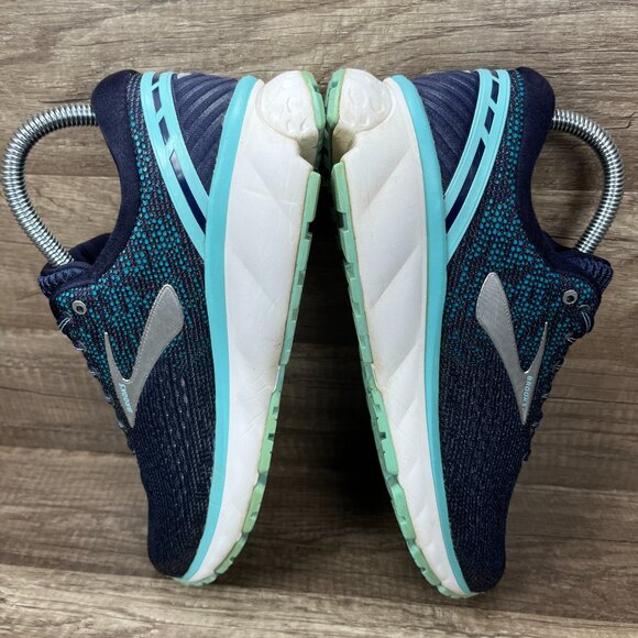 Brooks Ghost 11 Blue Green Womens US Size 9 EUR 40.5 1202771B493 Running Shoes - Picture 6 of 10
